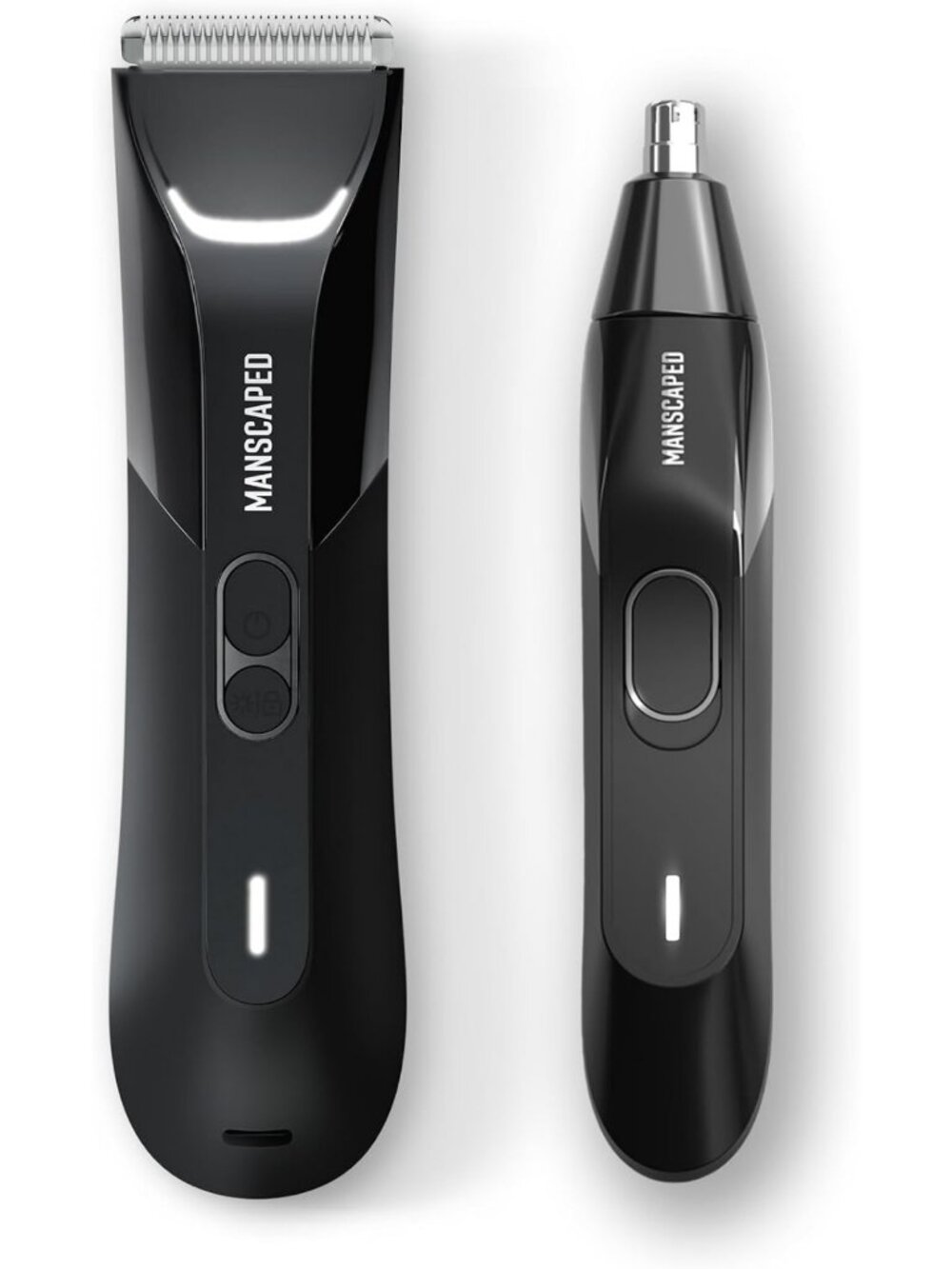 Waterproof Electric Men's Hair Trimmer & Nose Ear Groomer Set, SkinSafe Blades